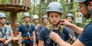 équipement parc aventure